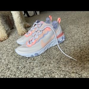 women’s Nike react element tennis shoes